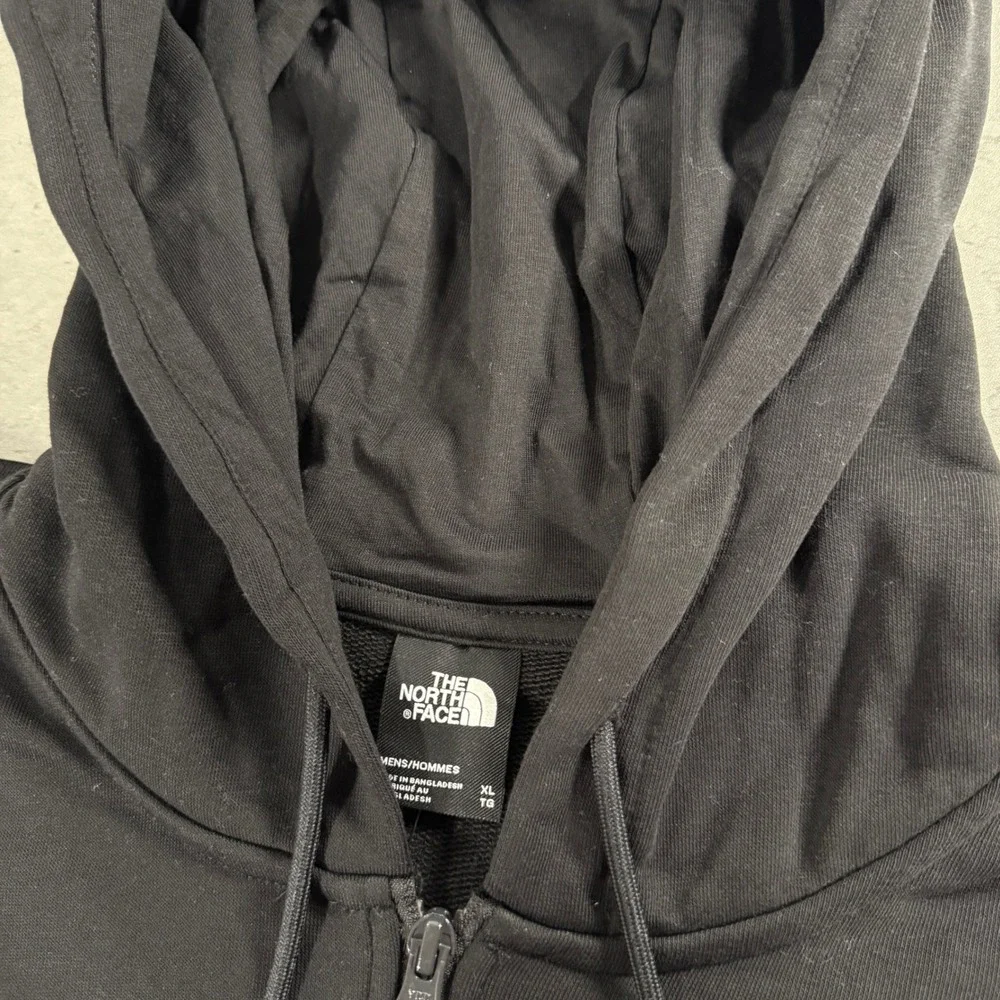The North Face Full Zip Hoodie Mens Extra Large XL Black Regular Fit NWT Tech